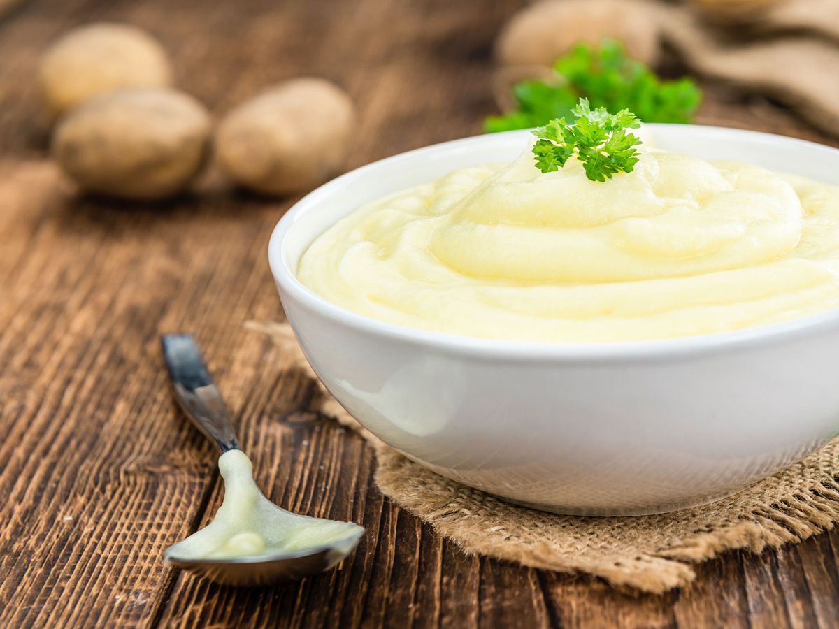 Bramborová kaše s máslem a mlíkem 120g