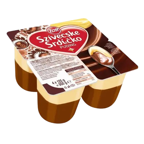 Zott Srdíčko puding čokoláda 4x125g